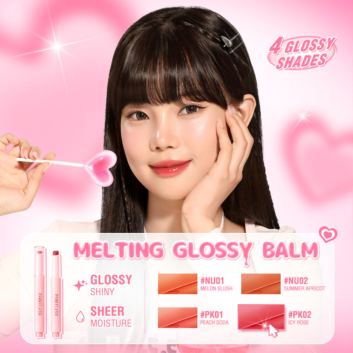 Bálsamo Labial Hidratante - Melting Glossy Balm