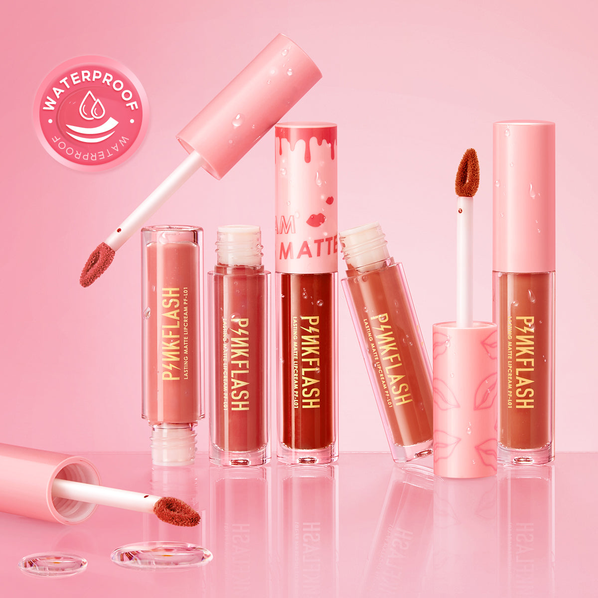 ¡Color Intenso, Cero Sequedad! – Labial Líquido Mate