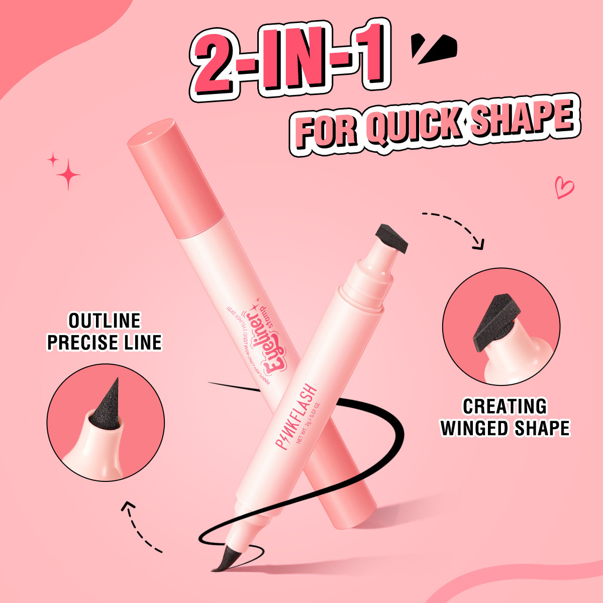 Quick Shape Eyeliner & Stamp: El 'cheat code' para el delineado perfecto en 2 segundos