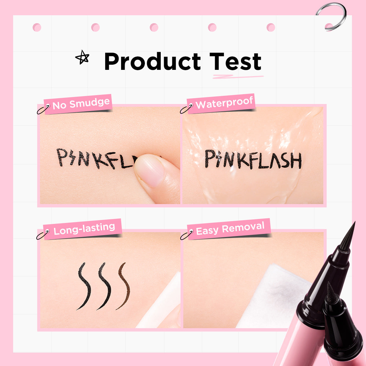 ¡Delineado Perfecto en un Solo Trazo! 🌟 Waterproof Easy Eyeliner