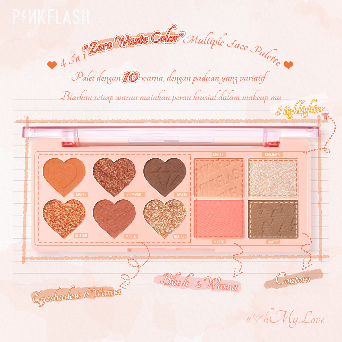 ¡Todo tu Maquillaje en una Sola Paleta!