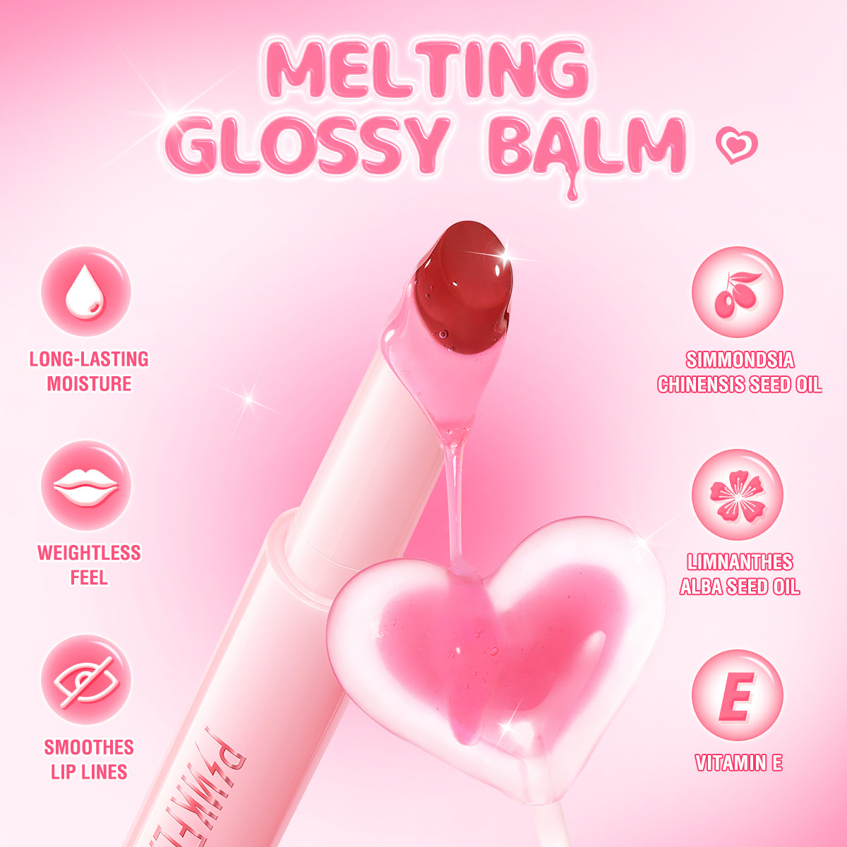 Bálsamo Labial Hidratante - Melting Glossy Balm