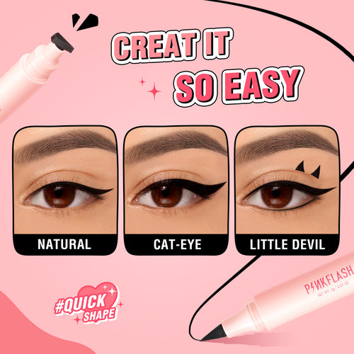 Cargar la imagen 1 en la vista de la galería. Quick Shape Eyeliner & Stamp: El 'cheat code' para el delineado perfecto en 2 segundos