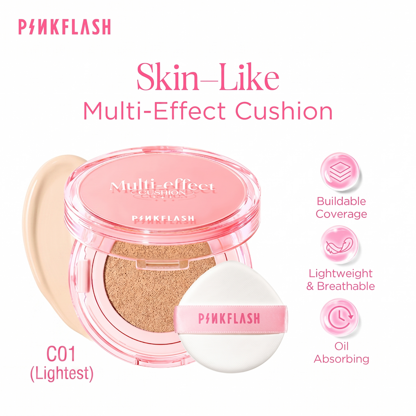 ¡Efecto Segunda Piel al Instante! Skin-Like Multi Effect Cushion
