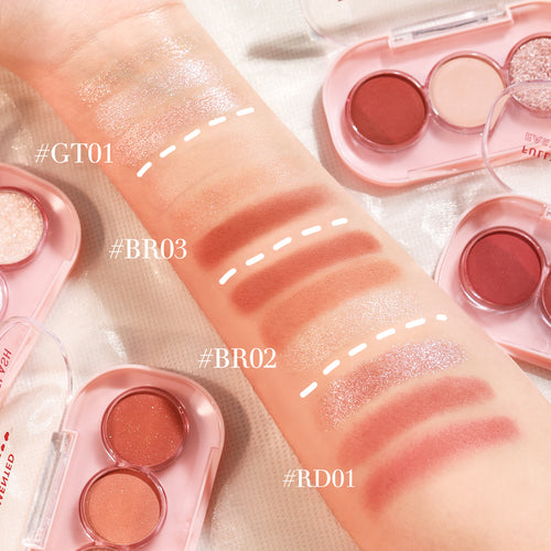 Cargar la imagen 1 en la vista de la galería. Paleta de Sombras Mini 3 Tonos Pinkflash