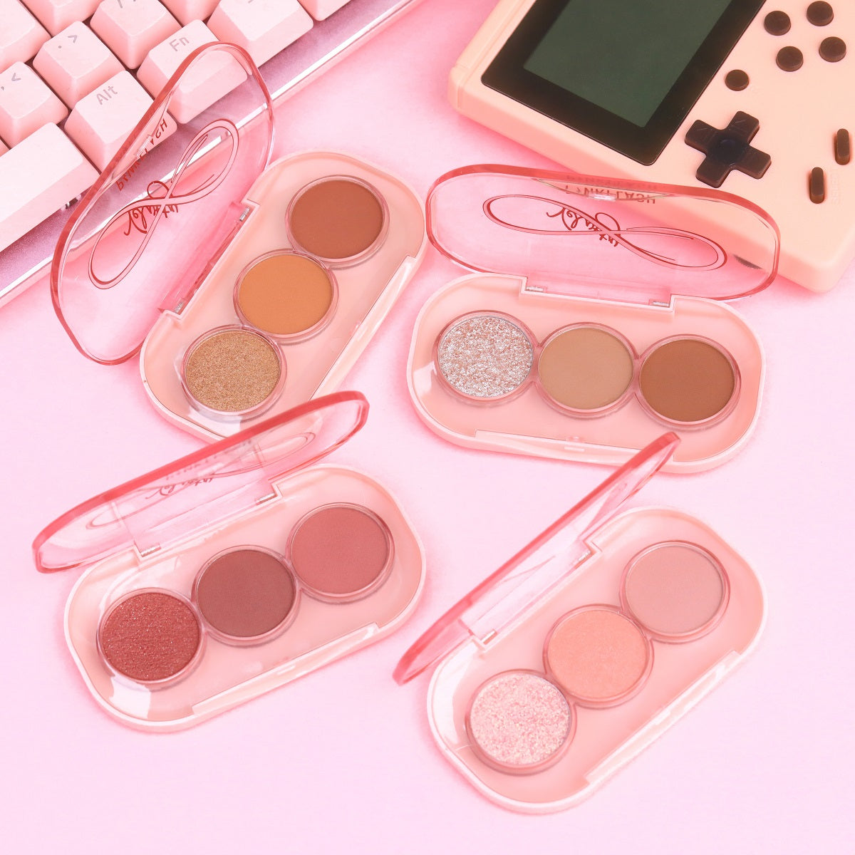Paleta de Sombras Mini 3 Tonos Pinkflash